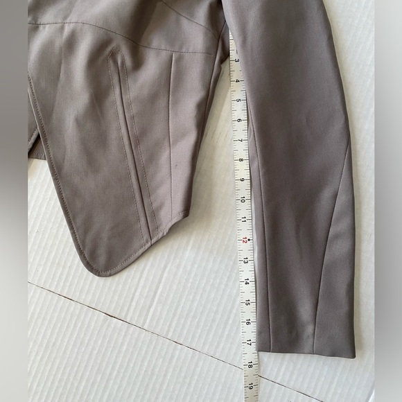 Vintage Diesel Evening Woman’s Wool Asymmetrical Military Style Jacket Size S - Picture 6 of 16